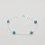 Pulseira de prata 925 olho grego - Imagem 1