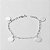 Pulseira de prata 925 pingente Pai Nosso - Imagem 1