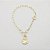 Pulseira folheado a ouro 18k com símbolo Yoga - Imagem 1