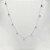 Gargantilha de prata 925 Chocker zircônia corações - Imagem 1
