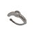 Piercing de prata 925  pedrinha zircônia redonda - Imagem 1