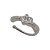 Piercing de prata 925 zircôrnia flôr - Imagem 1