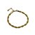 Pulseira  folheada a ouro 18k corrente fio torcido com extensor - Imagem 1