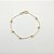 Pulseira folheado a ouro 18k bolinha  4mm fosca - Imagem 1