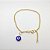 Pulseira folheado a ouro 18k olho grego azul - Imagem 1
