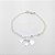 Pulseira de prata 925 coração, cauda de sereia e estrela do mar - Imagem 1