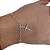 Pulseira de prata 925 cruz - Imagem 2