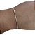 Pulseira de prata 925 corrente veneziana - Imagem 2