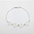 Pulseira de prata 925 coração - Imagem 1