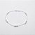 Pulseira de prata 925 bolinhas triplas - Imagem 1
