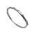 Bracelete de prata 925 fio torcido redondo 4mm - Imagem 1