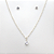 Conjunto de prata 925 ponto de luz - Imagem 1