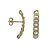 Brincos folheados a ouro 18k ear hook zircônia cristal - Imagem 2
