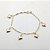 Pulseira folheado a ouro 18k corações - Imagem 1
