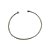 Bracelete de prata 925 rígida bolinha - Imagem 1