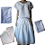 Conjunto de Ração Feminino Oxford - 5 peças - Imagem 1