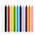 Vela Palito Nº 9 18cm em Parafina – Diversas Cores | Unidade e Quilo - Imagem 1