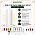 Kit com 6 Velas Votivas 7 Dias 195g Diversas Cores e Bicolores - Imagem 4
