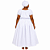 Conjunto Feminino Branco Oxford 3 Peças para Umbanda e Candomblé – Saia, Camisú e Ojá - Imagem 2