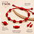 Pulseira 7 Nós Vermelha Ajustável de Proteção Espiritual | Maria Jupyra - Imagem 3