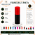 Kit 12 Velas Votivas 7 Dias 195g – Cores Lisas e Bicolores - Imagem 19