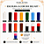 Kit com 6 Velas Votivas 7 Dias 250g Diversas Cores e Bicolores - Imagem 2