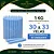 Vela Palito Azul Claro 18cm 1 kg – Aproximadamente 30 a 33 Unidades - Imagem 5