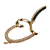 Pulseira Bracelete Coração - Imagem 1