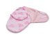 Cueiro Enroladinho Para Bebê Menina Soft/ Plush Inverno rosa - Imagem 1
