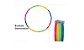 Bambole Arco Infantil Colorido - Desmontavel Brinquedo 82cm - Imagem 2
