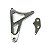 JM9111C - SUPORTE DE ALTERNADOR EM ALUMINIO CROMADO- FORD - KIT - Imagem 3