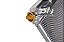 HTR716 - RADIADOR DE ALUMINIO DH RACING, 3 COLMEIAS, CHEVROLET PICKUP 1973-1991 - UNIDADE - Imagem 2