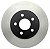 145063 - DISCO DE FREIO BENDIX, DIAMETRO EXTERNO DE 10.07", GRAND CARAVAN - TOWN&COUNTRY DE 1996-2000, PAR - Imagem 1