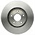 145063 - DISCO DE FREIO BENDIX, DIAMETRO EXTERNO DE 10.07", GRAND CARAVAN - TOWN&COUNTRY DE 1996-2000, PAR - Imagem 2