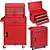 G666 - CARRINHO ORGANIZADOR DE FERRAMENTAS, EM AÇO, COM 4 GAVETAS, VERMELHO - UNIDADE - Imagem 1