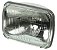 H6054 - FAROL RETANGULAR ALTO/BAIXO 7x6", SEALED BEAM - UNIDADE - Imagem 1