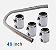 F8-015557- MANGUEIRA DE RADIADOR, SUPERIOR E INFERIOR, FLEXIVEL, EM AÇO INOX CROMADO, 48", UNIVERSAL - Imagem 2