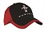SPJ-75124 - BONE ORIGINAL, LICENCIADO FORD, LOGO TRIBAR MUSTANG, TAMANHO UNICO, VERMELHO/PRETO - UNIDADE - Imagem 2