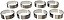 CB634A - JOGO DE BRONZINAS DE BIELA CLEVITE, MEDIDA STANDARD, FORD SMALL BLOCK - Imagem 1