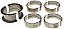 CLE-MS829P20 - JOGO DE BRONZINAS DE MANCAL 020 CHEVY BIG BLOCK 454 , CLEVITE - Imagem 1