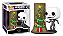 Funko Pop  - O Estranho Mundo de Jack/Nightmare Before Xmas -Jack Skellington with Christmas Door 1360 - Imagem 1