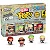 [PRÉ-VENDA] Funko Pop Bitty - One Piece - 4 Pack Monkey D Luffy/Roronoa Zoro/Aye Hand Morgan/Shanks - Imagem 1