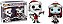Funko Pop - The Nightmare Before Christmas - 2 Pack Santa Jack & Christmas Sally (Diamond Collection) - Imagem 1