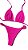 Biquíni de Fita Rosa Pink Duna Stripe - Imagem 2