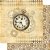 Papel Scrapbook - SD-0702 - Litoarte - Relógio com Engrenagens 30,5 x 30,5cm - Imagem 1