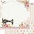 Papel Scrapbook - SD-1168 - Litoarte Costura 30,5 x 30,5cm - Imagem 1
