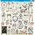Papel Scrapbook - SD-1183 - Litoarte Farm Elementos 30,5 x 30,5cm - Imagem 2