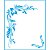 Stencil Litoarte - STM-056 - Cantoneira - 17x21cm - Imagem 1
