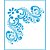Stencil Litoarte - STM-053 - Cantoneira - 17X21cm - Imagem 1