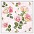 Guardanapo - 13313001 - Rosie Rose - 33x33cm - Imagem 1